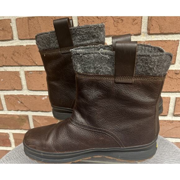 Men\'s Timberland Brown Leather Boots Size 9 main image 9
